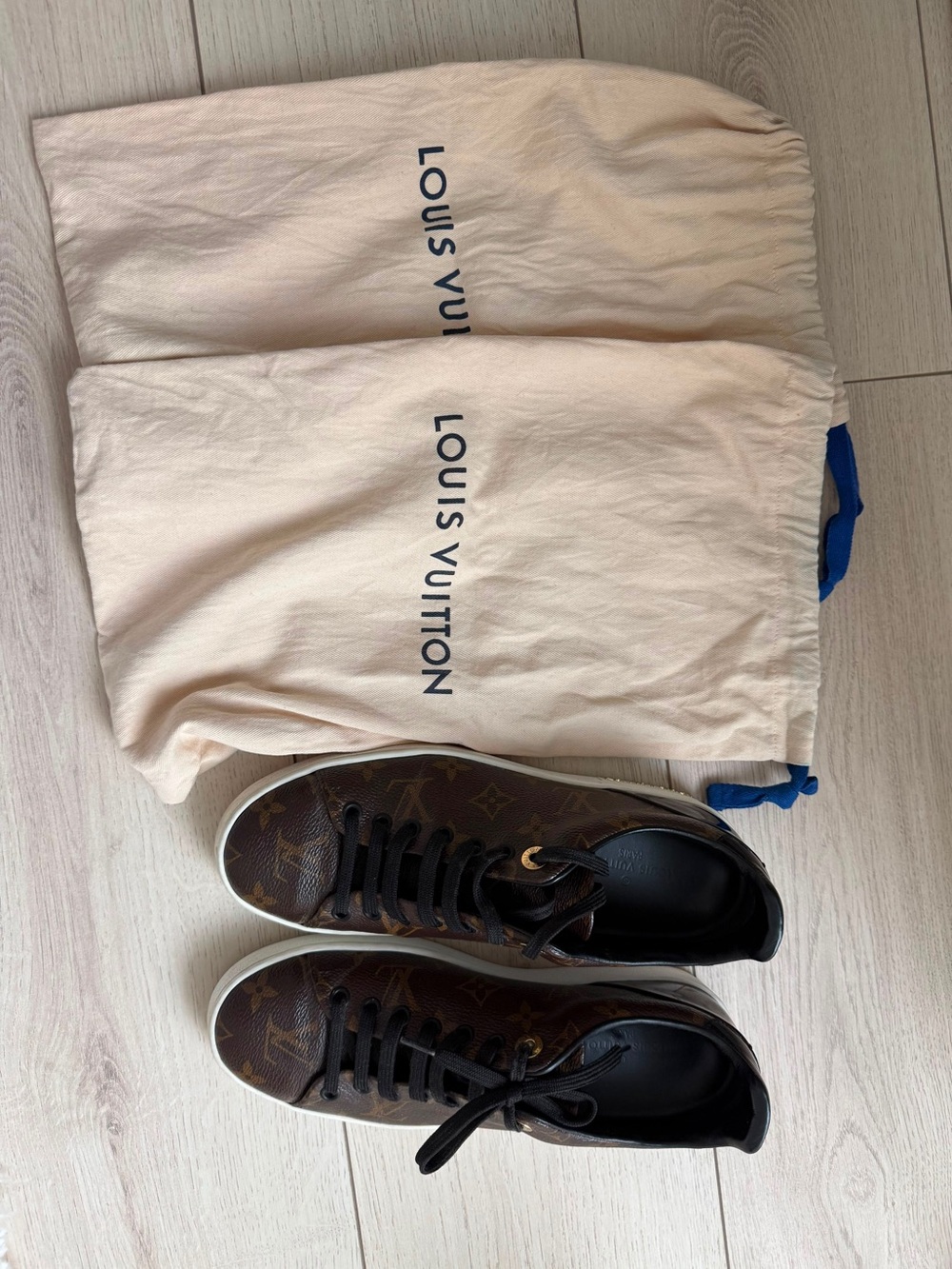 Louis Vuitton Brown Monogram Low-Top Sneakers